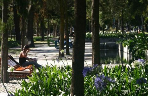 Chapultepec公園噴泉廣場(chǎng)