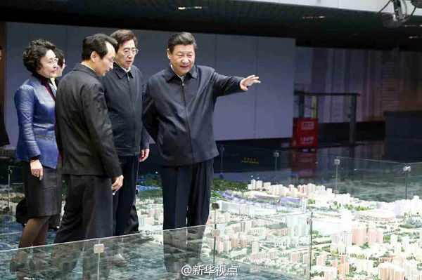 習近平考察北京城市規(guī)劃