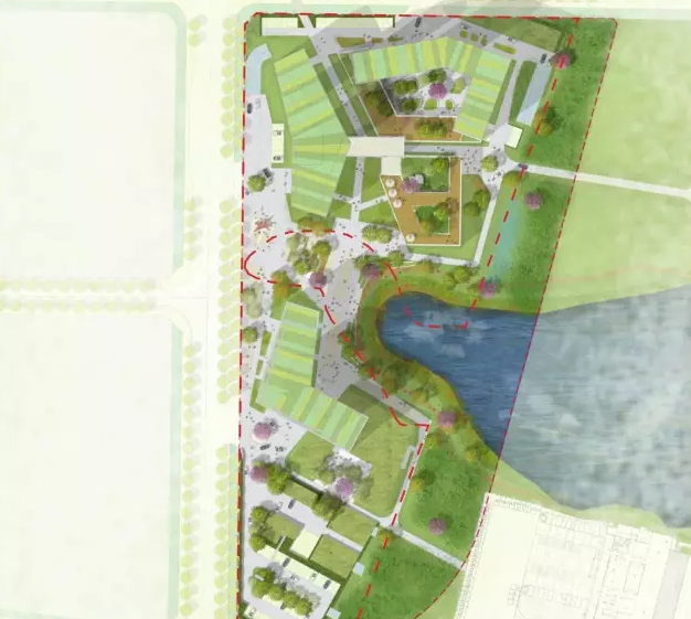 青島中德生態園德國企業中心景觀設計