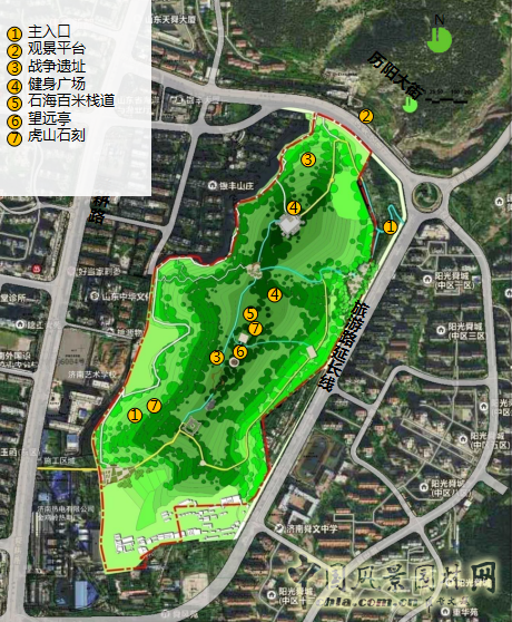 2016園冶杯專業(yè)獎(jiǎng)參賽項(xiàng)目：濟(jì)南臥虎山戰(zhàn)爭(zhēng)遺址公園