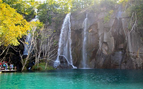 國家自然遺產地長白山的自然風光