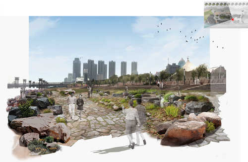 園冶杯專業獎:漢口江灘長江二橋至武漢關景觀提升工程