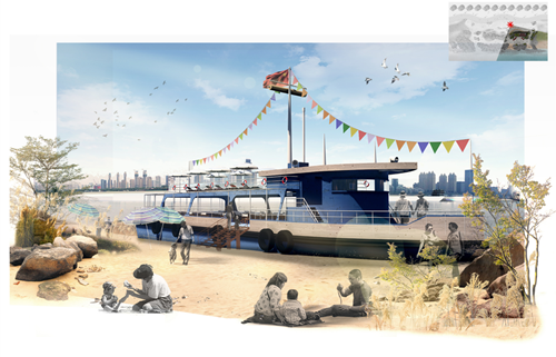 園冶杯專業獎:漢口江灘長江二橋至武漢關景觀提升工程