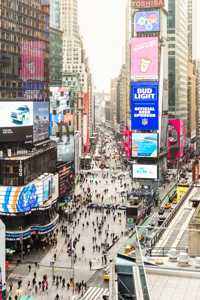 令公共空間倍增的紐約時代廣場改造