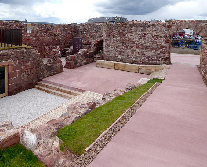 蘇格蘭鄧巴拉默島遺址景觀改造