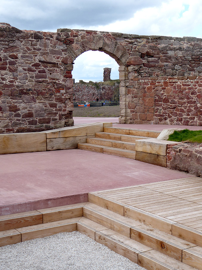 蘇格蘭鄧巴拉默島遺址景觀改造