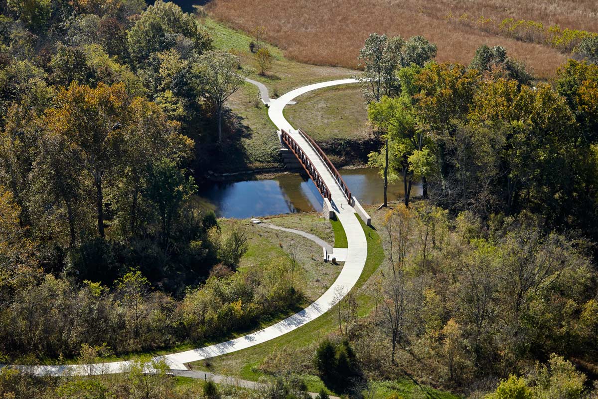 綠色基礎設施框架中的弗洛伊茲福克公園