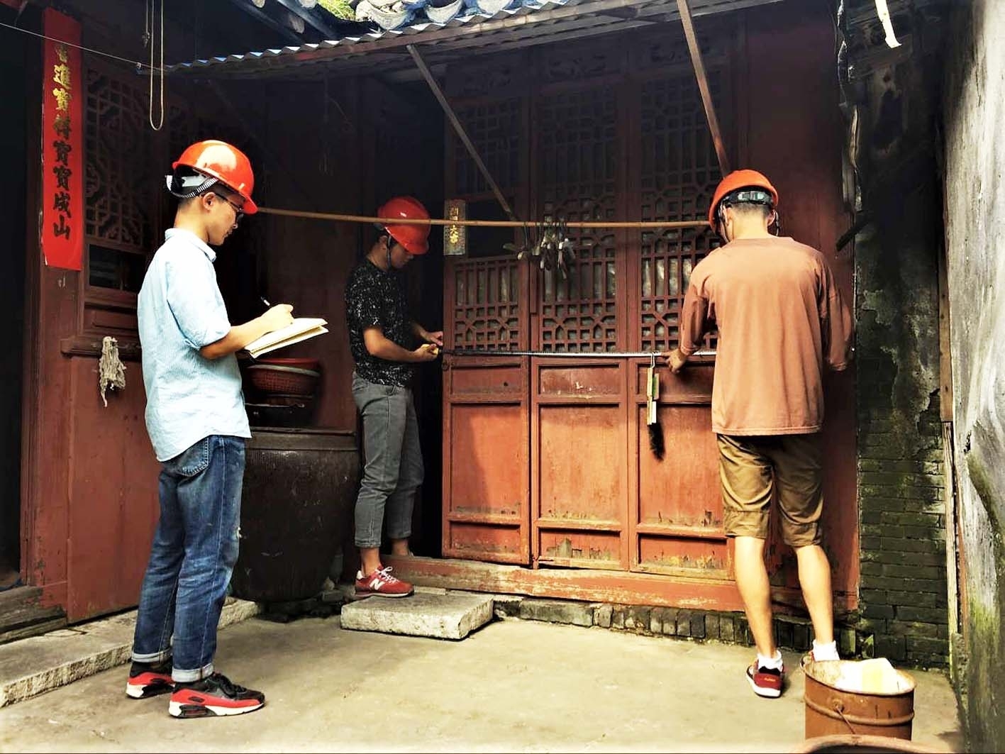 新人才新技術(shù)，揚(yáng)大師生為揚(yáng)州古建筑建立“基因庫(kù)”