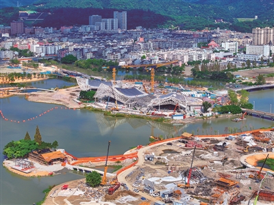 溫州園博園，一幅詩意園林畫卷徐徐展開